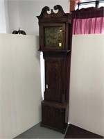 Antique Hampfon tall case clock