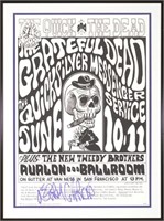 "The Quick and the Dead” Jerry Garcia SignedPoster