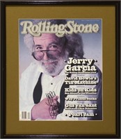Jerry Garcia Signed Rolling Stone Magazine Cover