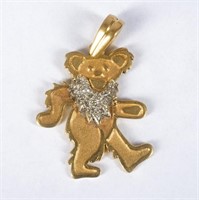 “Dancing Bear” 14k Gold Pendant