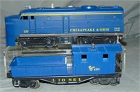 Lionel 230 C&O Alco Diesel And 6219 Caboose
