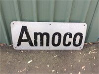 Original Amoco tanker sign approx 90 x 37 cm
