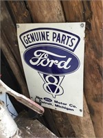 Ford parts  V8 sign repro