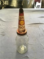 Genuine oil bottle & X-100 tin top