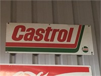 Original Castrol rack sign