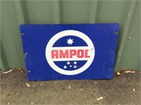 Original Ampol rack sign