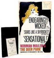 Norman Mailer.  Deer Park Typescript, SIGNED