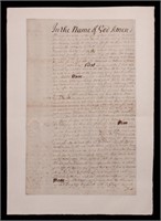 [New York, 1703]  Will Signed by Cornbury