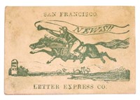 [San Francisco, Pony Express, Stamps, Philately]