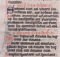Chudleigh Bible Leaf, Manuscript, 13th c.