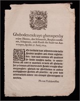 [Dutch Religious Ommegang Prohibition, 1654]