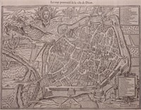 [Map, Dijon, France, 1574]