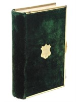 [Velvet Binding]  Holy Bible, 1873