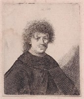 Rembrandt Self-Portrait, Etching