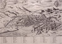 [Map of Florence]  Duchetti, ca. 1580s