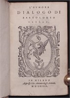 [Wine, Gastronomy]  L'Humore Dialogo, 1564