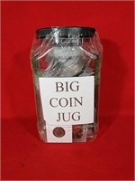 Big Coin Jug with Huge Collection Inside