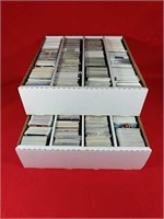 Two Large Boxes of Hockey Cards