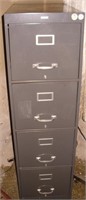 Cole 4 Drawer Metal File Cabinet