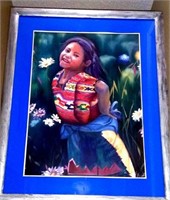 “Mayan Girl” painted by Carol Retana Cuellar
