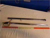CSA Nostalgia Officer's Sword w/ Metal Scabbard