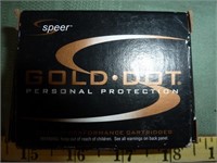3 Boxes Speer Gold Dot .380 Auto Ammunition