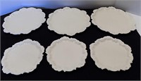 Kitchen - Serving Plates (6) White