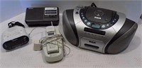 Electronics - Radios(2) Phone(1) CD Player(1)