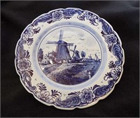 Collectibles - Blue and white plate1 (Holland)