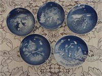 Collectibles - 1980-84 - B&G Blue Christmas Plates