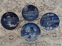 Collectibles - 1990's - B&G Blue Christmas Plates