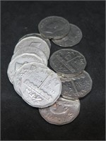 Lot of 11 Canada 5 Cent 1751- 1951 Bicentennial