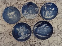 Collectibles - 1985-89 - B&G Blue Christmas Plates