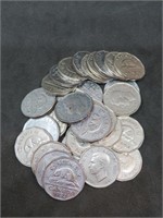 Lot of 33 1940's & 1950's Canada Nickels