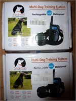 2pc Slicemall Pet Training Remote Collar Systems