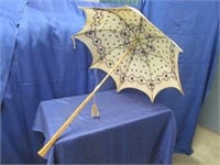 nice antique parasol (has koa wooden handle)