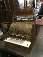 Antique national cash register