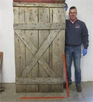 antique 6ft tall barn door