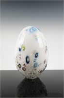 Egg Shaped Art Glass