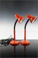 Pair of desk lamps by Tensor