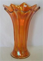 Morning Glory 12 1/2" funeral vase - marigold