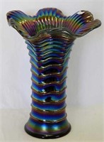 Ripple 11 1/2" funeral vase - purple