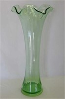 Thin Panels 20" funeral vase - green