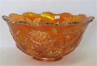 Wreath of Roses punch bowl top w/Vintage interior