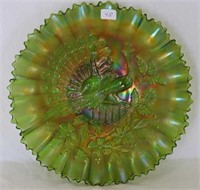 Peacocks PCE bowl w/ribbed back - green