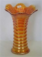 Ripple 8" vase - marigold