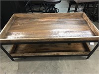 Rustic Coffee Table w' Casters