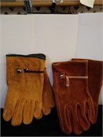 (2) Pr. Leather Brand New Gloves