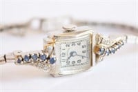 14KT WHITE GOLD LADIES WATCH