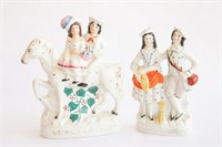 STAFFORDSHIRE PORCELAIN GROUPS